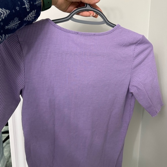 Purple basic tee - Picture 3 of 8